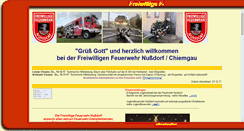 Desktop Screenshot of feuerwehr-nussdorf.de